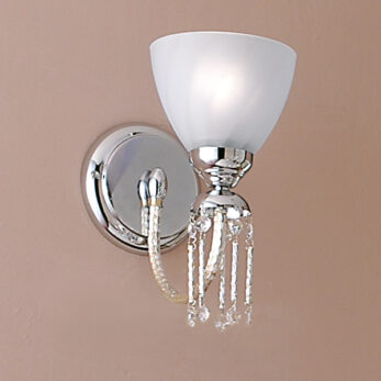 applique lume royal crystal cristallo oro cromo arredo luce lucilla italy lamp 404 a1