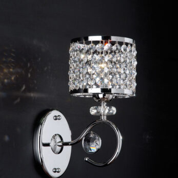 1-light sconce in chrome and crystal - 1050/A1 - Contemporary - Arredo Luce