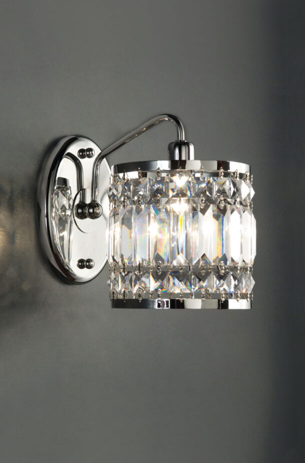 contemporary illuminazione cristallo crystal lucilla made italy lampadario applique lampada lamp1055 a1