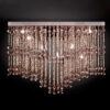 contemporary illuminazione cristallo crystal lucilla made italy lampadario applique lampada lamp9006 pl45 fronte