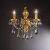lampadario applique lampada porcelana artistica fusione swarovski murano arredo luce lucilla made italy lamp 804 a2
