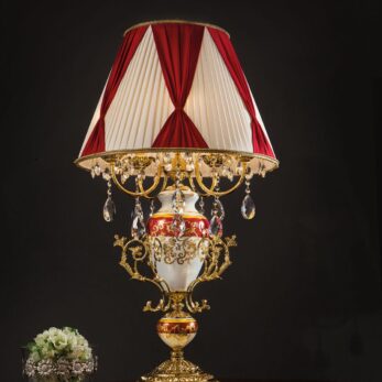 lampadario applique lampada porcelana artistica fusione swarovski murano arredo luce lucilla made italy lamp 804 lt5 3
