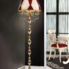 lampadario applique lampada porcelana artistica fusione swarovski murano arredo luce lucilla made italy lamp 804 p5 p