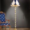lampadario applique lampada porcelana artistica fusione swarovski murano arredo luce lucilla made italy lamp 805 p3