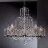 lampadario applique lume royal crystal cristallo oro cromo arredo luce lucilla italy lamp 406 5