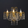 lampadario applique lume royal crystal cristallo oro cromo arredo luce lucilla italy lamp 406 a3