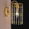lampadario applique lume royal crystal cristallo oro cromo arredo luce lucilla italy lamp 411 a1