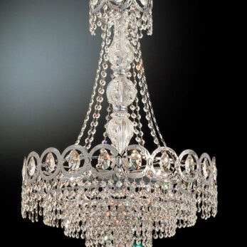 lampadario applique lume royal crystal cristallo oro cromo arredo luce lucilla italy lamp 416 8 cromo 1