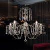 lampadario applique lume royal crystal cristallo oro cromo arredo luce lucilla italy lamp 427 5