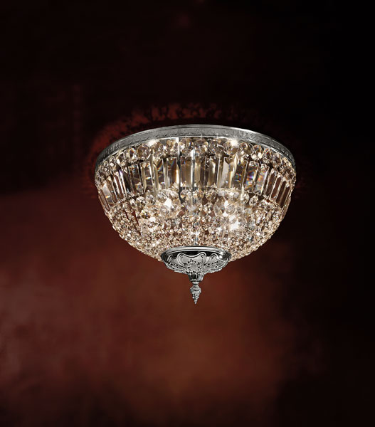 luxury illuminazione cristallo crystal lucilla made italy lampadario applique lampada540 pl45 cromo 1