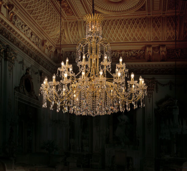 luxury illuminazione cristallo crystal lucilla made italy lampadario applique lampada702 38 doppia pg 2