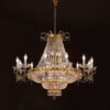 luxury illuminazione cristallo crystal lucilla made italy lampadario applique lampada721 27 fondo scuro