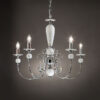 miluna lampadario porcellana cristallo arredo luce made italy lucilla