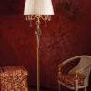 piantana classica made in italy cristallo oro lucilla lamp