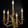 gold light and crystal  illuminazione cristallo crystal lucilla made italy lampadario applique lampada 12.483 5