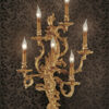 gold light and crystal  illuminazione cristallo crystal lucilla made italy lampadario applique lampada 12.481 6