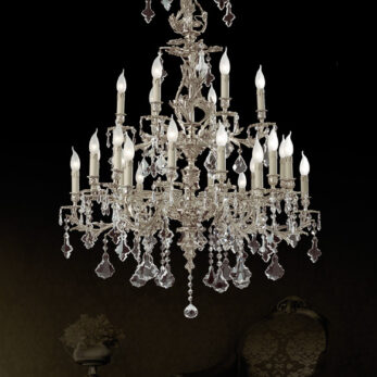 gold light and crystal  illuminazione cristallo crystal lucilla made italy lampadario applique  lampada 12.417.c 24 ar