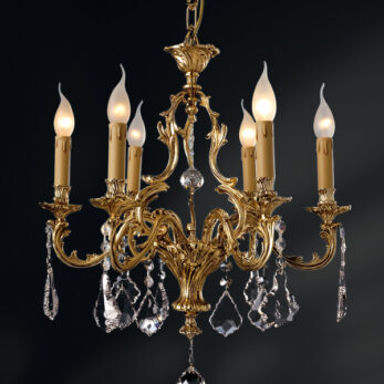 gold light and crystal  illuminazione cristallo crystal lucilla made italy lampadario applique  lampada  1 2