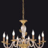 gold light and crystal  illuminazione cristallo crystal lucilla made italy lampadario applique lampada12.261 8