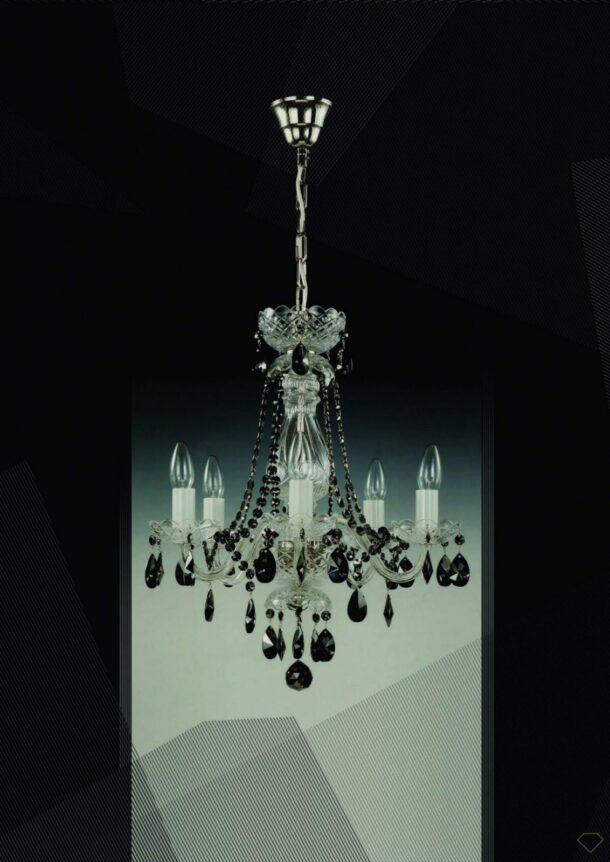 de luxe 5 chromium   wranovsky   bohemian chandeliers