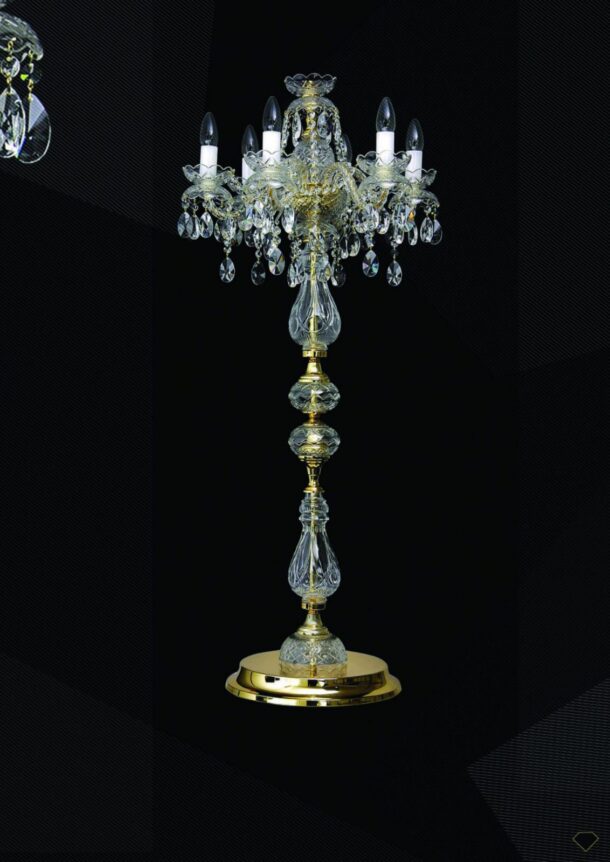 de luxe 6 candleholder wranovsky   bohemian chandeliers