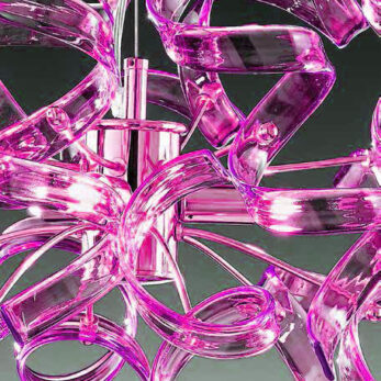magenta astro metal lux lucilla illuminazione sospensione amber ambra lampadario particolare 3 1 1 2 1 1