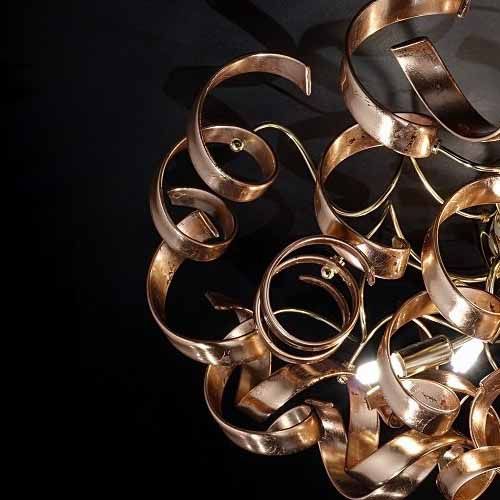 rame part astro metal lux lucilla illuminazione copper dorato lampadario particolare 1 3 1 1 2 1 1 1 1