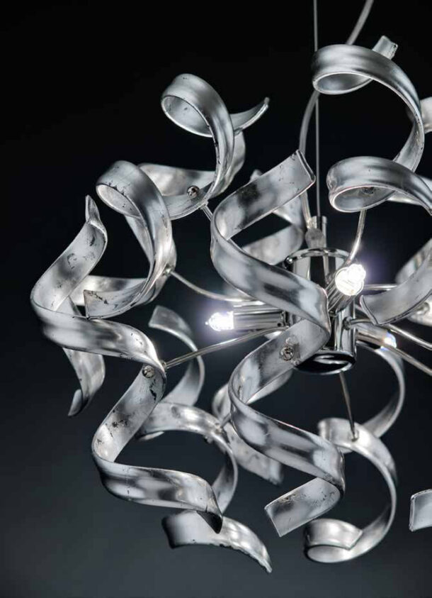 satinato astro metal lux lucilla illuminazione sospensione silver argento lampadario particolare 1 1 2 1 1 1 1