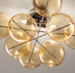 atom  metal lux lucilla illuminazione sfera ambra 1 1 1 1