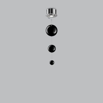 plafoniera 1 luce   base acciaio   bolero   metal lux per lucilla 251.501.03 black