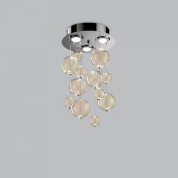 plafoniera 3 luci   bolero   metal lux   lucilla illuminazione online 251.330.06 amber