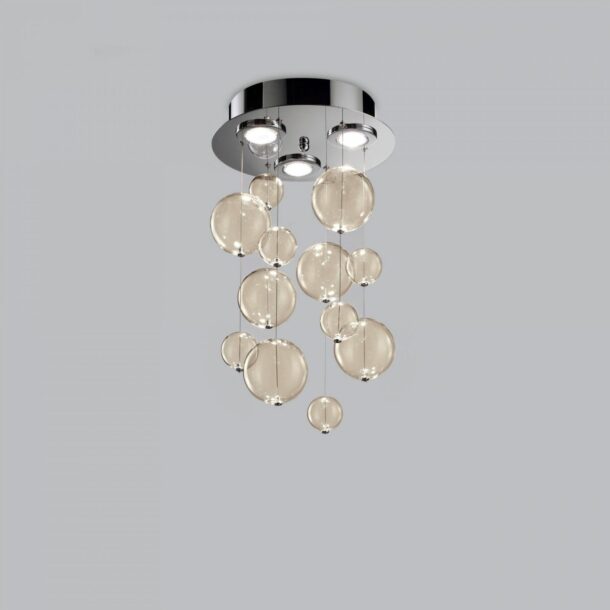plafoniera 3 luci   bolero   metal lux   lucilla illuminazione online 251.330.06 amber