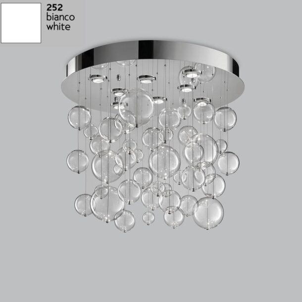 plafoniera 8 luci  252.380.01   bolero  metal lux su lucilla