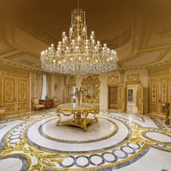 arredoluce   lampadario 80 luci   luxury collection 702 80 ambientata