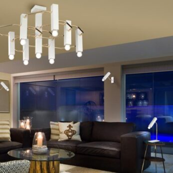 Raster Metal Lux Plafoniera 9 luci 265.399.02 amb