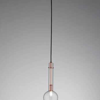 Ampolla sospensione 1 luce Selene 2804 025 Rasme trasparente