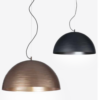 Chiara sospensione nera e brunita 271.060 metal lux