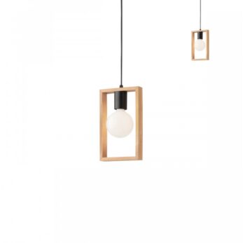 Timber sospensione 1 luce 01 1664 Lucilla giovane