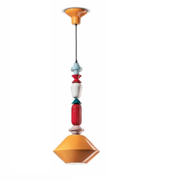Ferroluce decò  Lariat  sospensione 1 luce C2511GIA