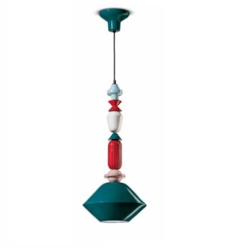 Ferroluce decò  Lariat  sospensione 1 luce C2511VPE