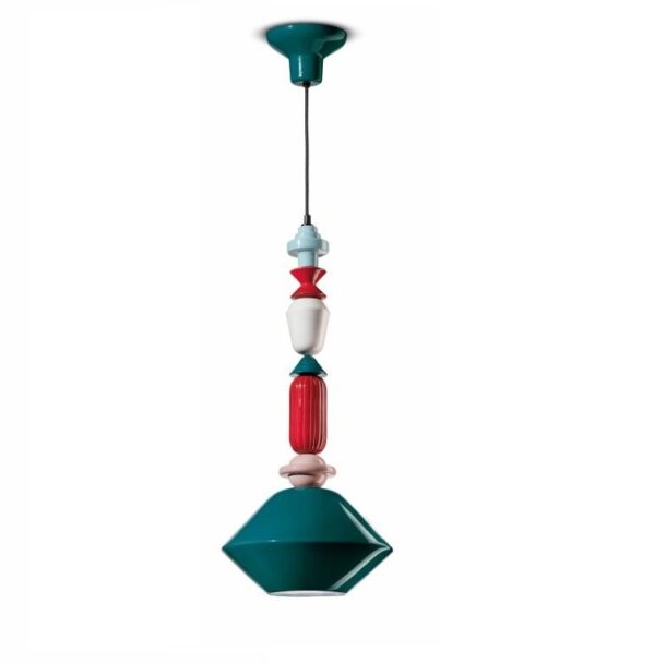 Ferroluce decò  Lariat  sospensione 1 luce C2511VPE