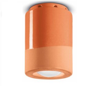  Ceramic Ceiling lamp -peach orange