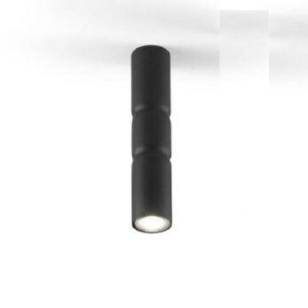 Turbo Metal Lux plafoniera nera 268.404.03