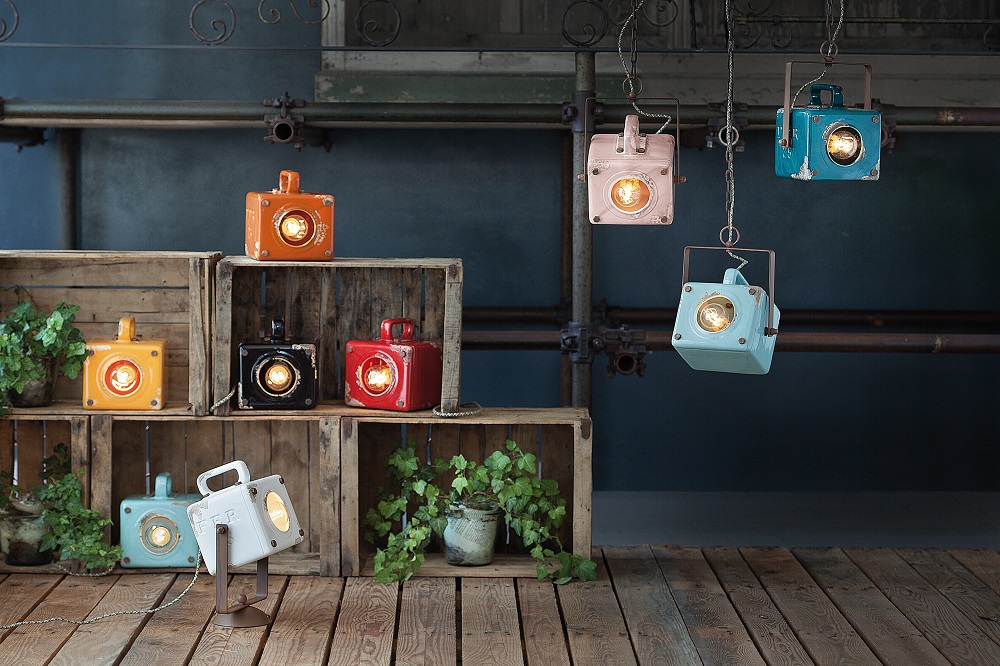 Ferroluce applique lampade sospensioni industrial