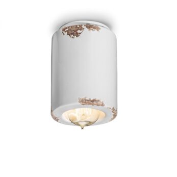 1-light ceiling lamp, ceramic vintage white (VIB).