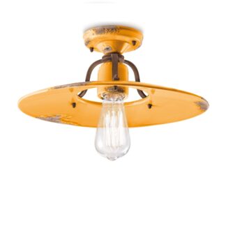Ferroluce Retro  Country plafoniera C1445VIG