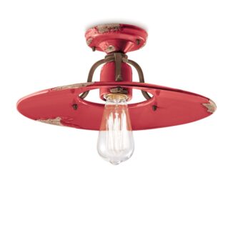 Ferroluce Retro  Country plafoniera C1445VIR