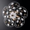 Bonetti Plafoniera 5 luci bianco BL196 PL5.B scaled