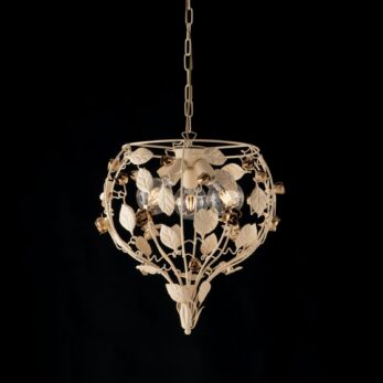 Bonetti Sospensione 3 luci avorio BL196 3.AV  scaled