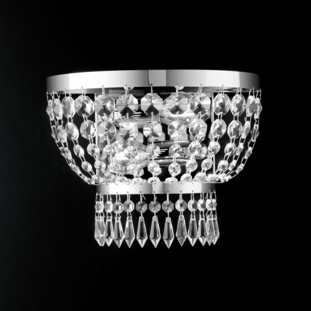 Mozart applique 2 luci BL189 AP2.CR  scaled